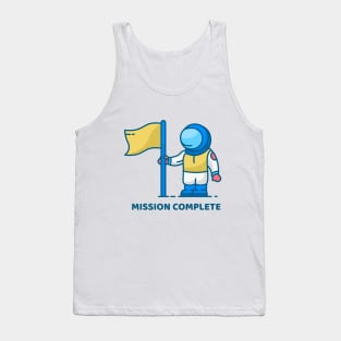 Mission Complete Astronaut Tank Top